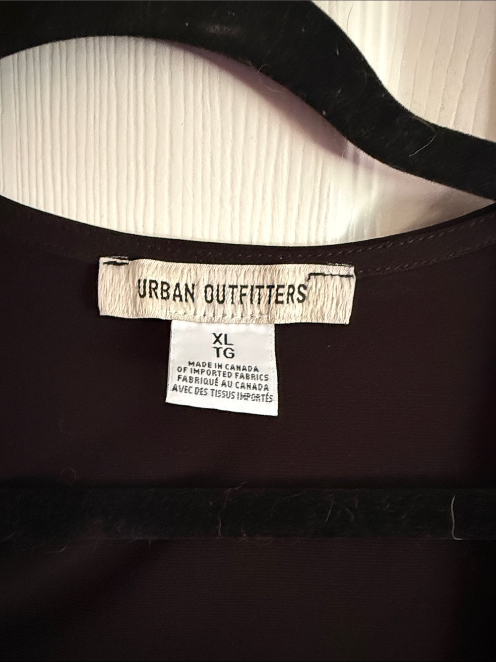 Urban Outfitters Black Draped Cowl-Neck Short Sleeve Top - Picture 2 of 4